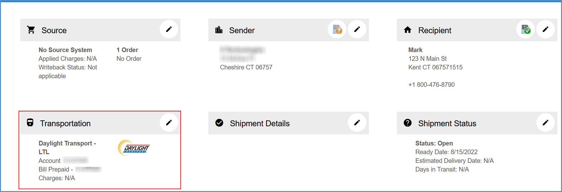 ApteanShip - Process a Freight (LTL) Shipment